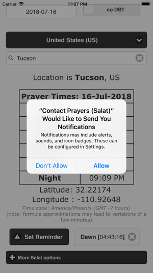 Contact Prayers (Salat) Times(圖9)-速報App