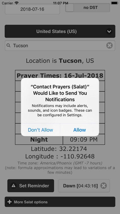 Contact Prayers (Salat) Times screenshot-8