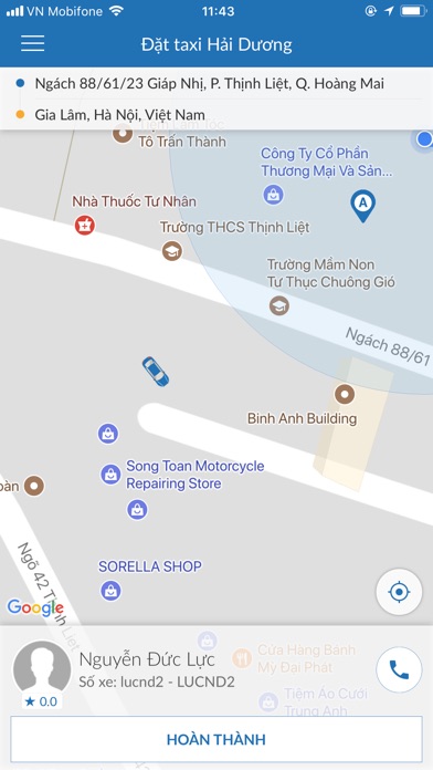 Hải Dương Taxi screenshot 3