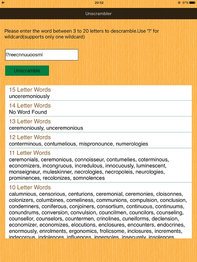 Unscrambler Word on the App Store Unscrambler Word on the App Store