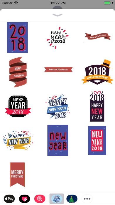 Happy New Year 2018 - stickers screenshot 4