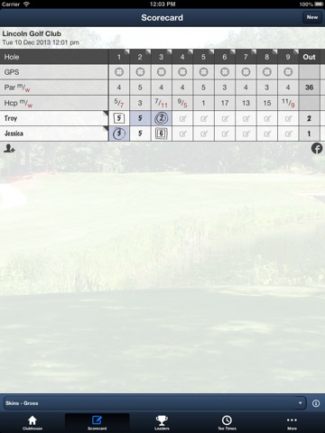 Lincoln Golf Club screenshot 3