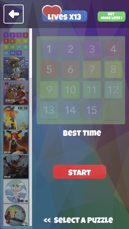 15 Puzzle All Stars