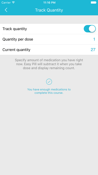Easy Pill - medication tracker and reminder Screenshot 5