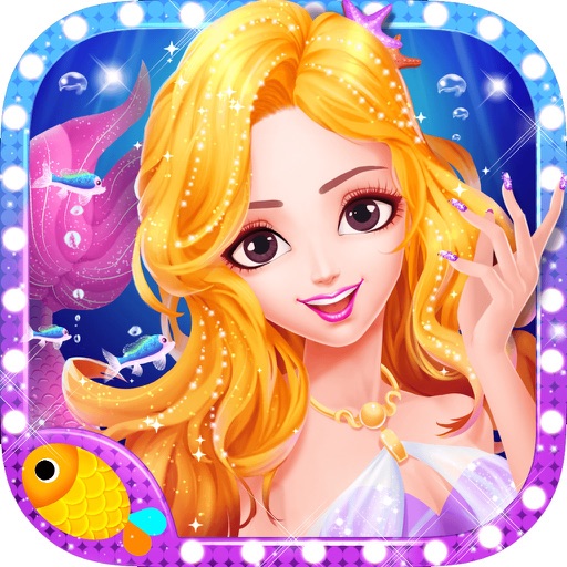 Mermaid Girl: Christmas Party Icon