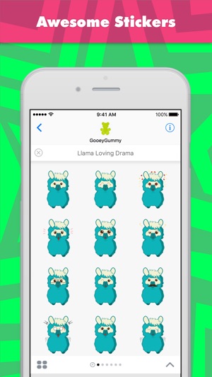 Llama Loving Drama stickers(圖1)-速報App