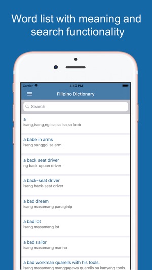 Filipino Dictionary Pro(圖2)-速報App