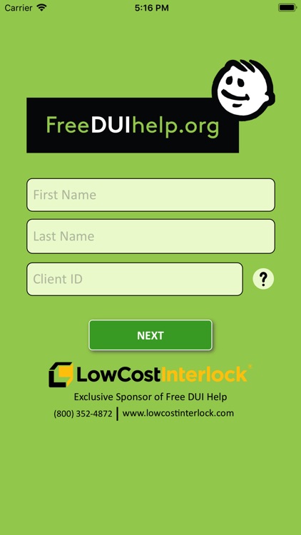 FreeDUIHelp Reschedule App
