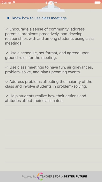 Classroom Checklist 7-12 screenshot-3