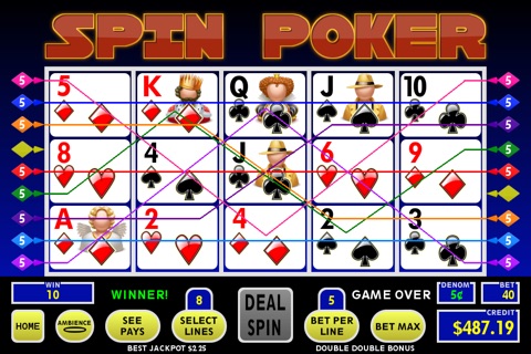 Spin Poker - Slots & Video screenshot 4