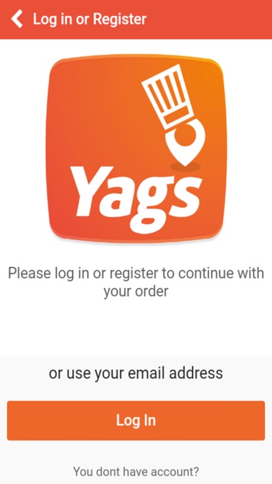 Yags Food Ordering App screenshot 3