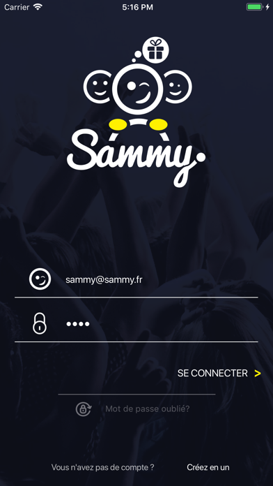 Appli Sammy screenshot 2