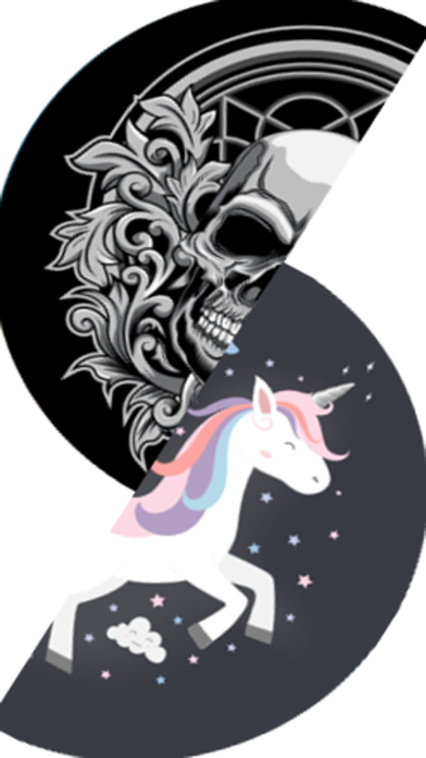 Unicorn & Sugar Skull Slice screenshot 2