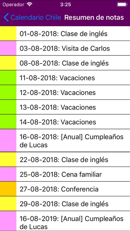 Calendario 2019 Chile NoAds screenshot-4