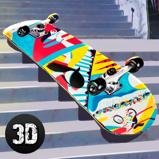Downhill Longboarding Race Sim Icon