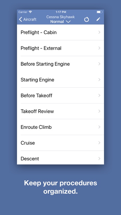 Airworthy — Modern Checklists