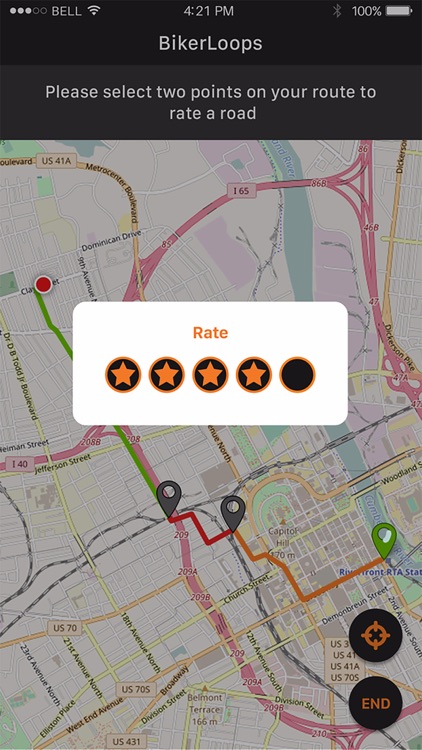 BikerLoops Motorcycle GPS App screenshot-3