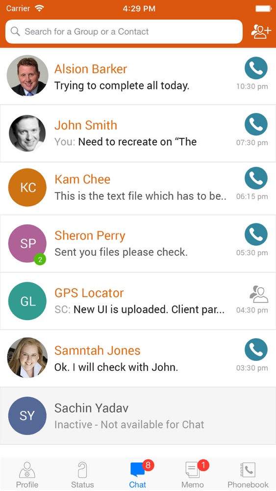 Php chat app