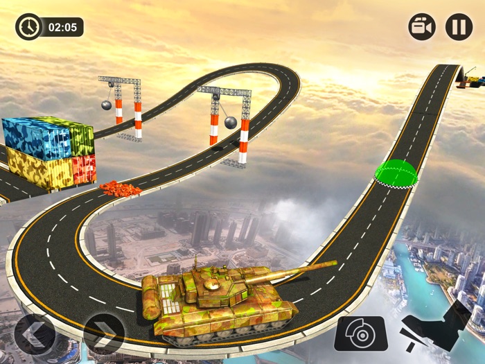 Dangerous Army Tank Driving Simulator Tracks