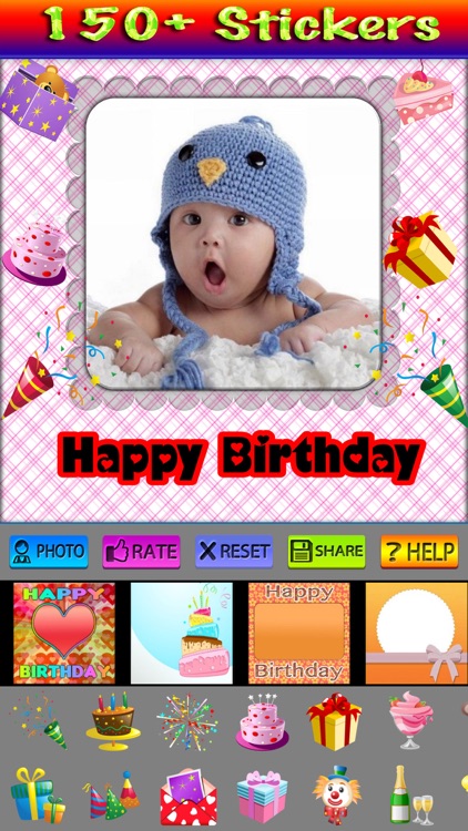 Birthday Frames + Wallpapers