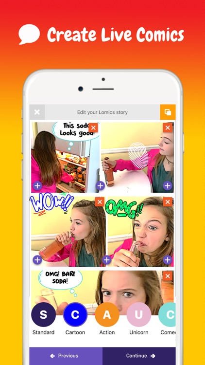 Lomics: Live Comic Strips screenshot-0
