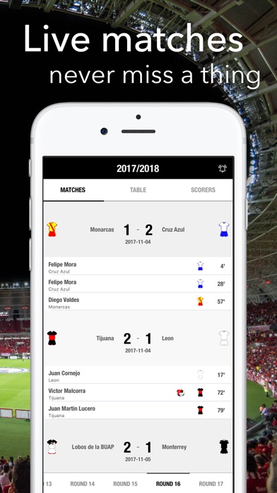 Live Football Liga MX Results App Download - Android APK