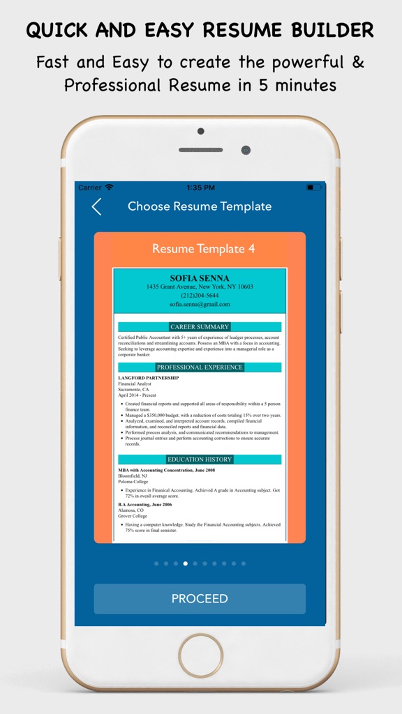 【图】My Resume Builder – CV Maker(截图1) 【图】My Resume Builder – CV Maker(截图1)