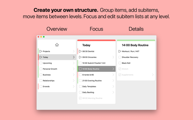 Flowlist – Write and Organize(圖6)-速報App