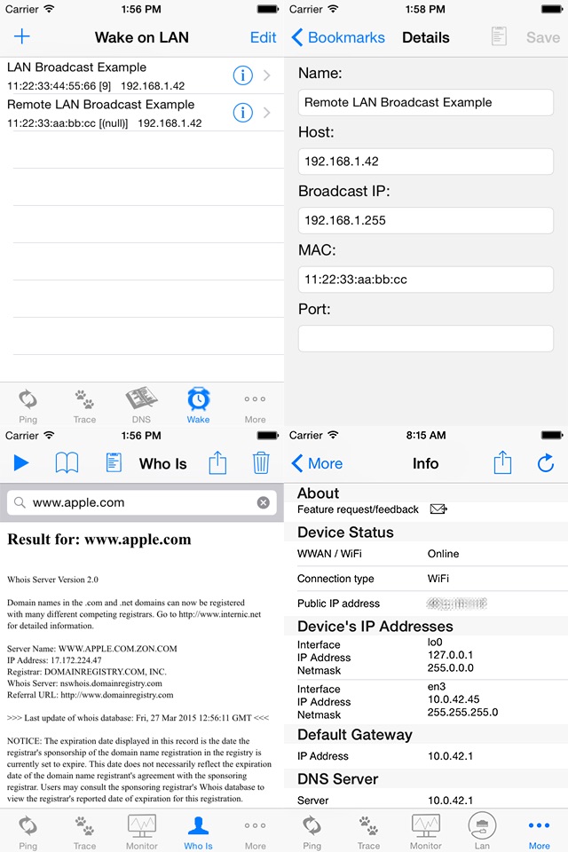 Joe's Network Utility Pro screenshot 4