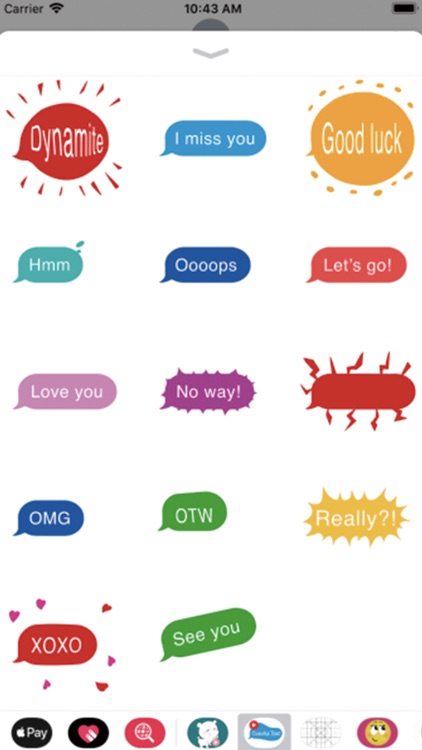 Animated colorful text sticker screenshot-5