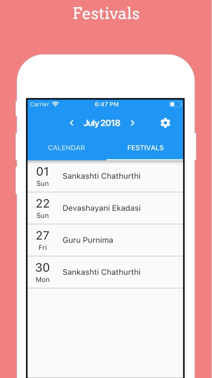 Hindu Calendar and Festivals