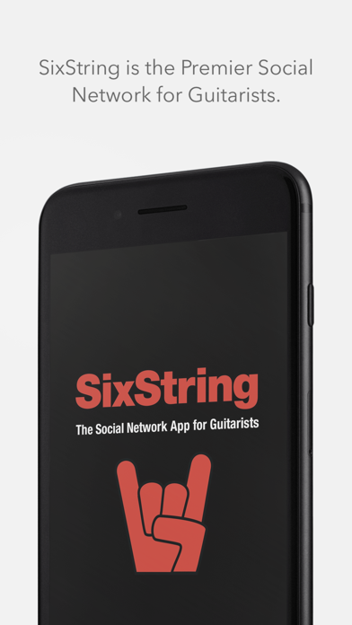 SixString: The Social Network App for Guitarists screenshot