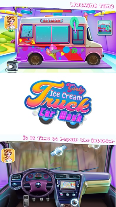 Girly Ice Cream Truck Car Wash screenshot 2