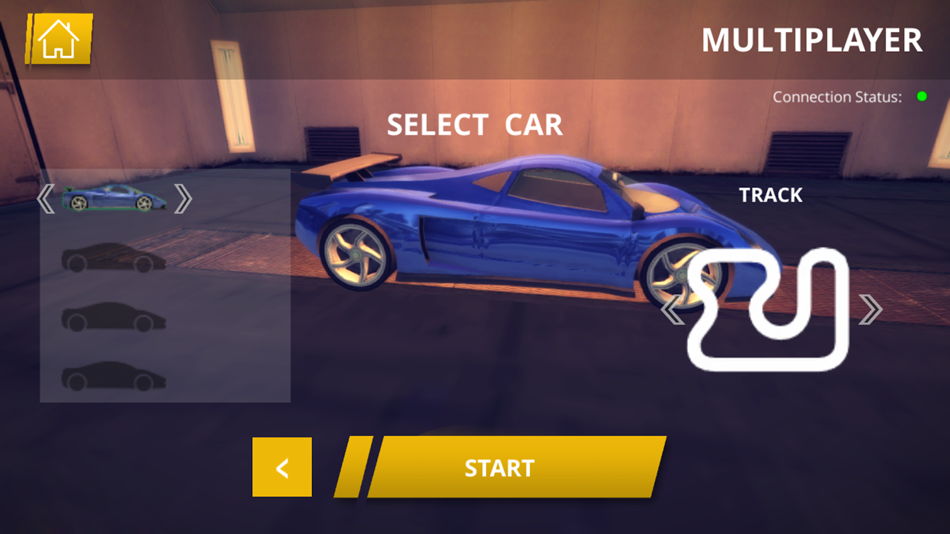 Racing in car multiplayer