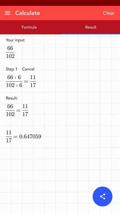 Reduce Fraction