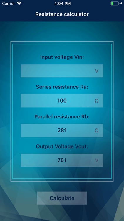 Resistance calculator ! screenshot-4