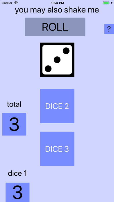 Dice - pick a number screenshot 2