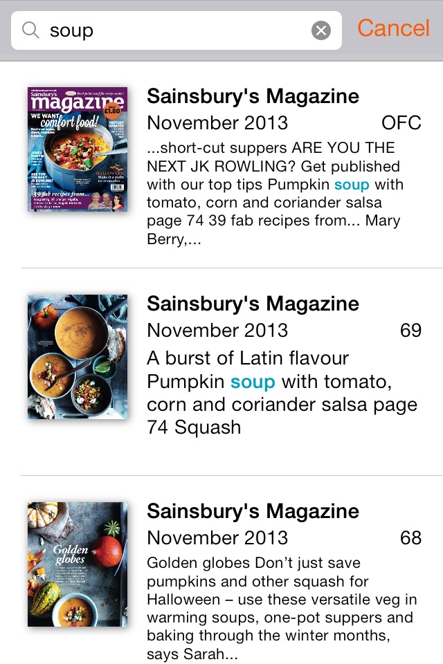 Sainsbury's Magazine screenshot 4