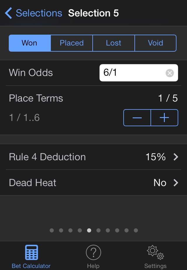 Sports Bet Calculator screenshot 3