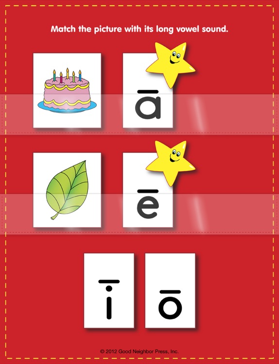 Pocket Charts! Vowel Sounds screenshot-3