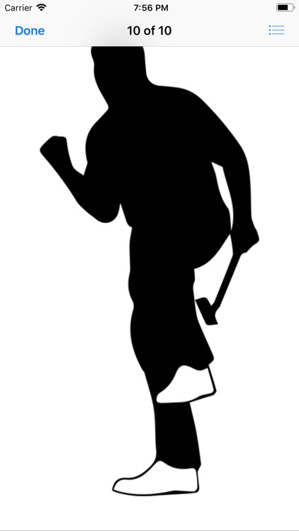 Golf Silhouettes Sticker Pack