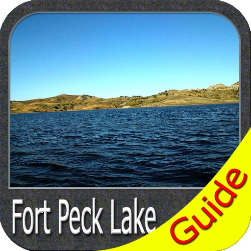 Fort Peck lake map - Montana GPS fishing charts icon