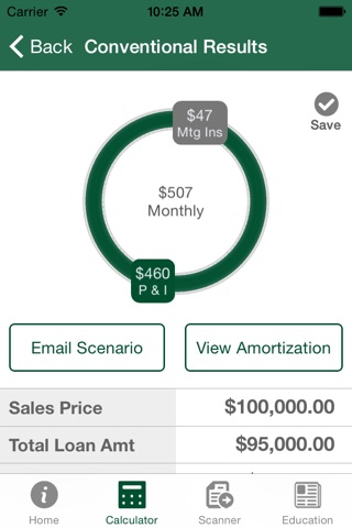 Fitzgerald Mortgage Calculator screenshot 2