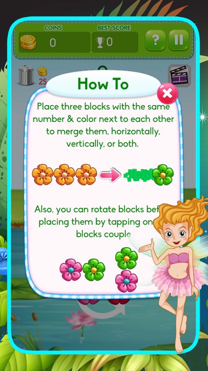 Flowerz Garden Merging - Link Color Match Puzzle screenshot-4