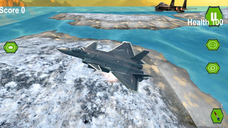 Aircraft Flying jet Fighter 2 screenshot-4