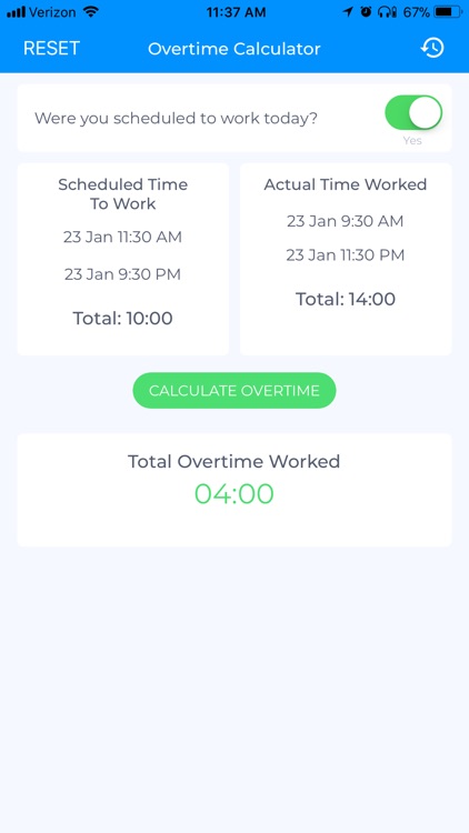 Overtime Calculator 1.0