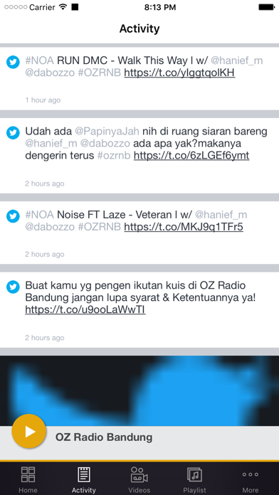 OZ Radio Bandung screenshot 2
