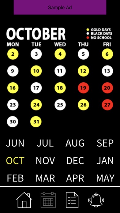 TMS Calendar screenshot 2