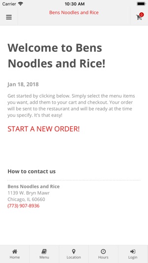 Bens Noodles and Rice Thai(圖1)-速報App