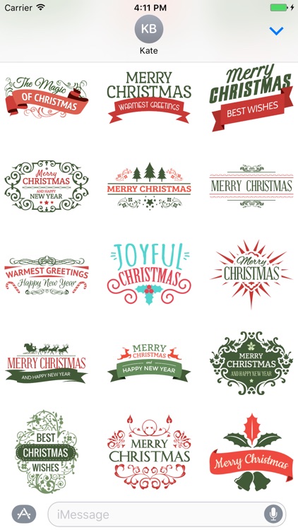 Christmas & New Year Badges screenshot-3